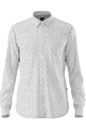 HUGO BOSS Roger Linnen Overhemd , Bloemen