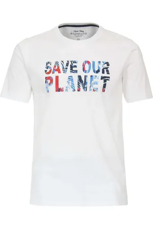 Redmond Casual T-Shirt ronde hals , Bedrukt