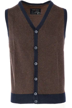 Marvelis Casual Gebreid vest / , Borduurpatroon
