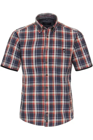 Casa Moda Casual Overhemd Korte mouw