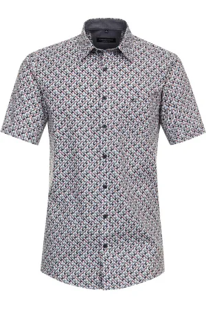 Casa Moda Casual Overhemd Korte mouw