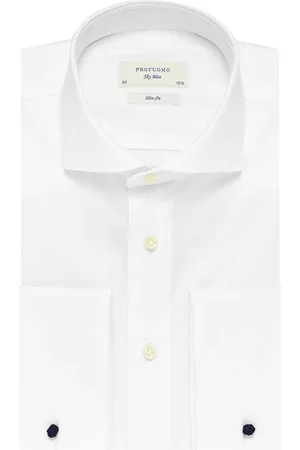 Profuomo Sky Blue Overhemd , Effen