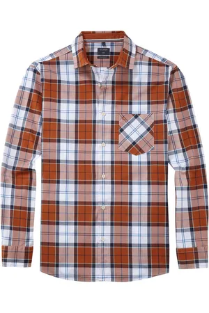 Olymp Casual Overhemd , Ruit