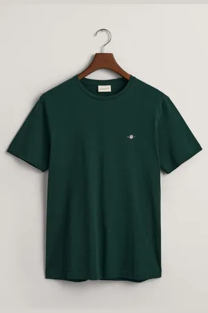 GANT Shield T-Shirt ronde hals , Effen