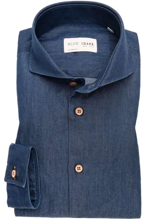 Blue Crane Denim shirt , Effen