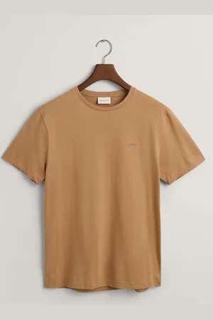 GANT Shield T-Shirt ronde hals , Effen
