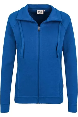 HAKRO Dames Sweatjacket , Effen
