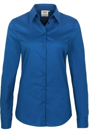 HAKRO Dames Overhemd , Effen