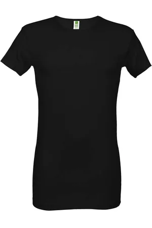 Alan Red T-Shirt ronde hals , Effen