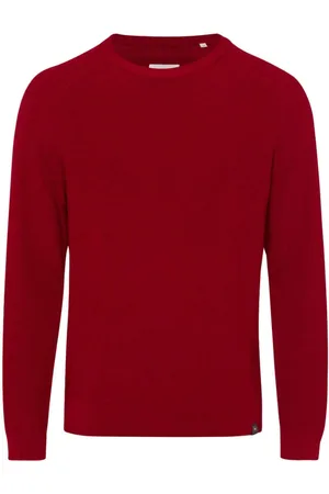 Brax Trui ronde halsrood, Effen