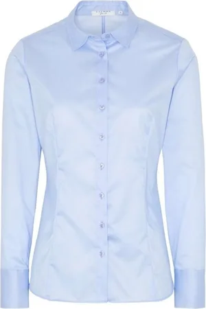 ETERNA Cover Shirt Dames Overhemd , Effen