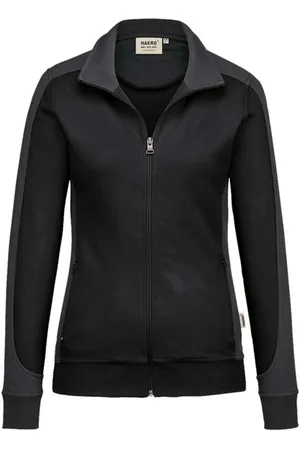 HAKRO ??MIKRALINAR?? Dames Sweatjacket , Effen