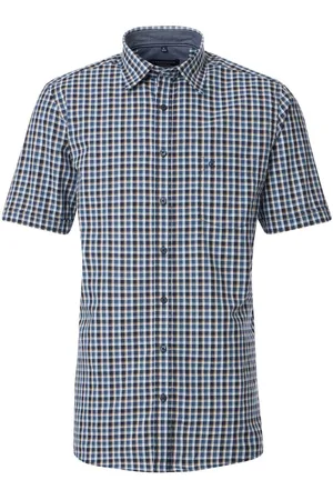 Casa Moda Casual Overhemd Korte mouw
