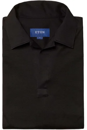 Eton Poloshirt lange mouw , Effen