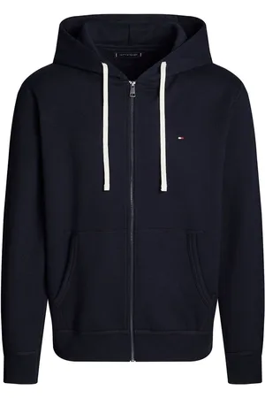 Tommy Hilfiger Sweatshirt ritssluitingblauw, Effen