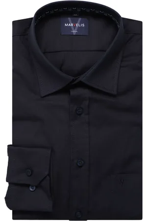 Marvelis Casual Overhemd , Faux-uni