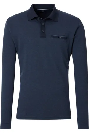 Casa Moda Poloshirt lange mouw , Effen