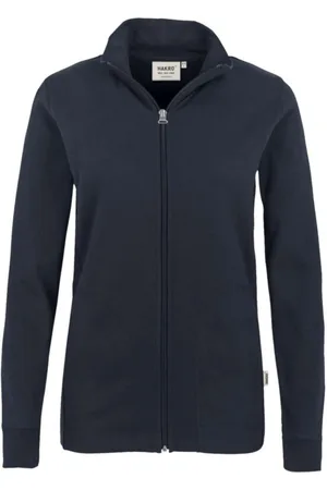 HAKRO Dames Sweatjacket , Effen
