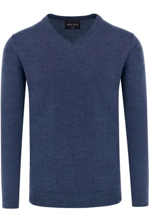 Marvelis Casual Trui V-hals , Effen