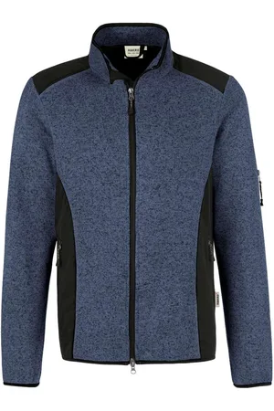 HAKRO 836 Fleece jas , Tweekleurig