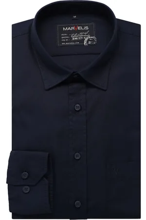 Marvelis Casual Overhemd , Effen