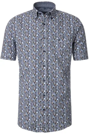 Casa Moda Casual Overhemd Korte mouw