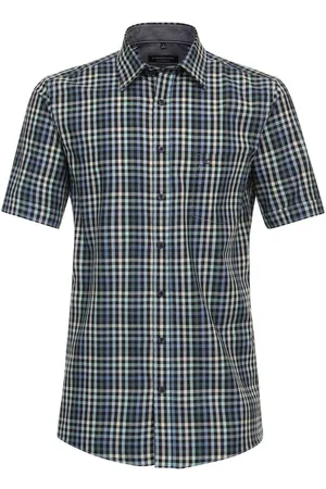 Casa Moda Casual Overhemd Korte mouw