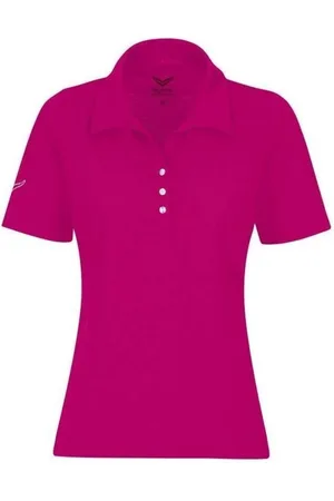 Trigema Dames Poloshirt , Effen