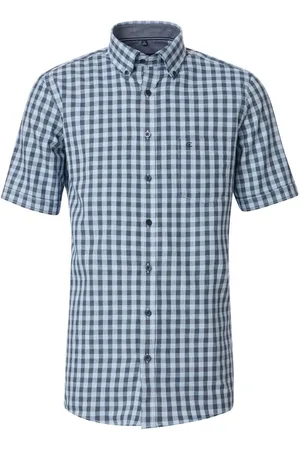 Casa Moda Casual Overhemd Korte mouw