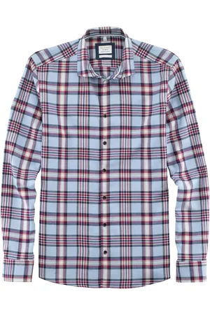 Olymp Level Five Smart Casual Overhemd / , Ruit