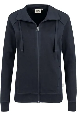 HAKRO Dames Sweatjacket , Effen