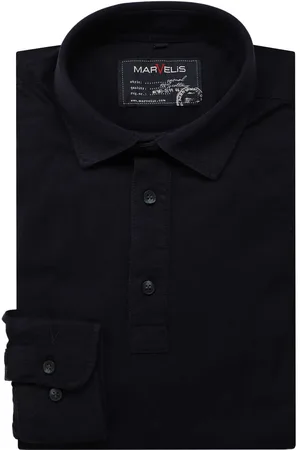 Marvelis Casual Overhemd , Effen