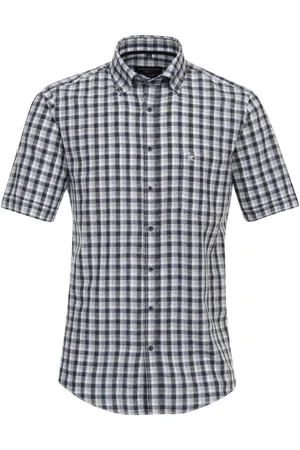 Casa Moda Casual Overhemd Korte mouw