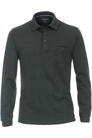 Casa Moda Casual Poloshirt lange mouw , Motief