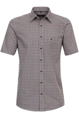 Casa Moda Casual Overhemd Korte mouw