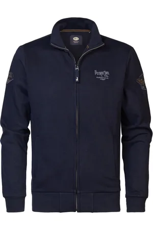 Petrol Industries Sweatshirt ritssluiting, Effen