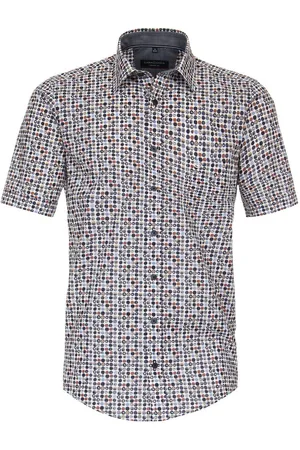 Casa Moda Casual Overhemd Korte mouw