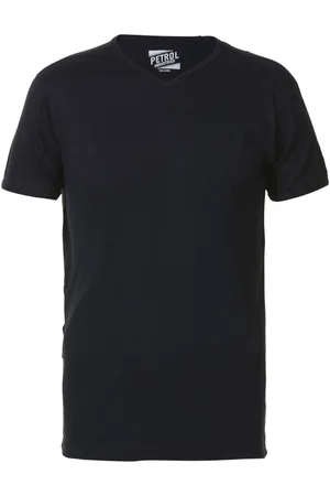 Petrol Industries T-Shirt V-hals , Effen