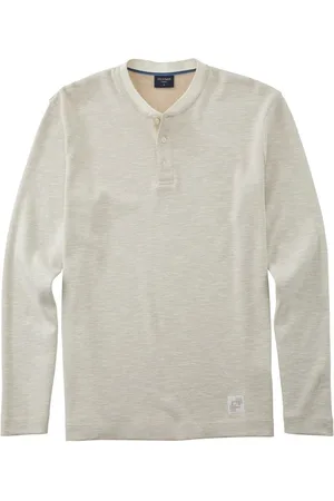 Olymp Casual Poloshirt lange mouw , Melange