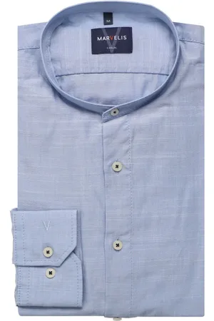 Marvelis Casual Overhemd , Effen