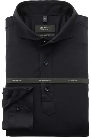 Olymp Soft Business Jersey shirt , Effen
