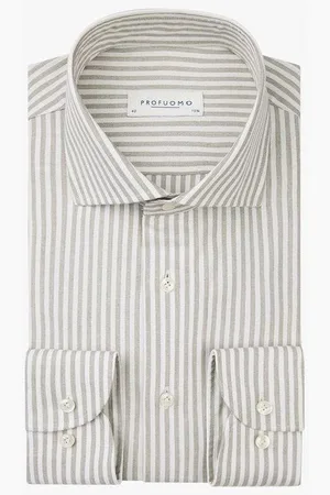 Profuomo Overhemd , Gestreept