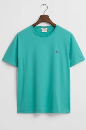 GANT Shield T-Shirt ronde hals , Effen