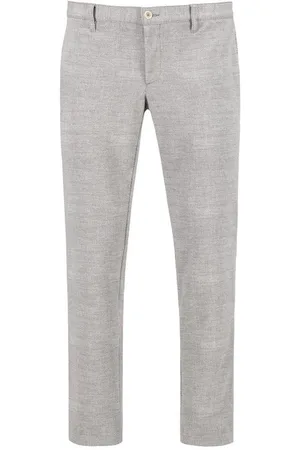 Alberto Rob Linnen broek , Effen