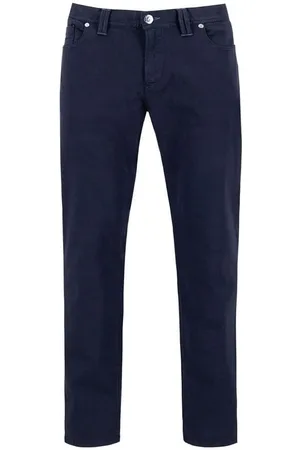 Alberto Pipe Five-Pocket-Broek , Effen