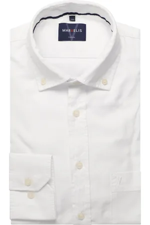 Marvelis Casual Overhemd , Effen