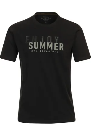 Redmond Casual T-Shirt ronde hals , Bedrukt