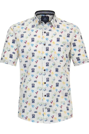 Redmond Casual Overhemd Korte mouw