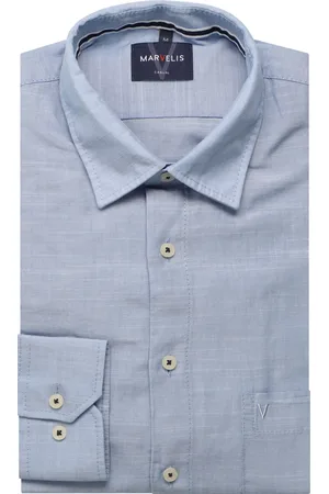 Marvelis Casual Overhemd , Effen