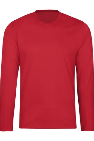 Trigema Longsleeve , Effen